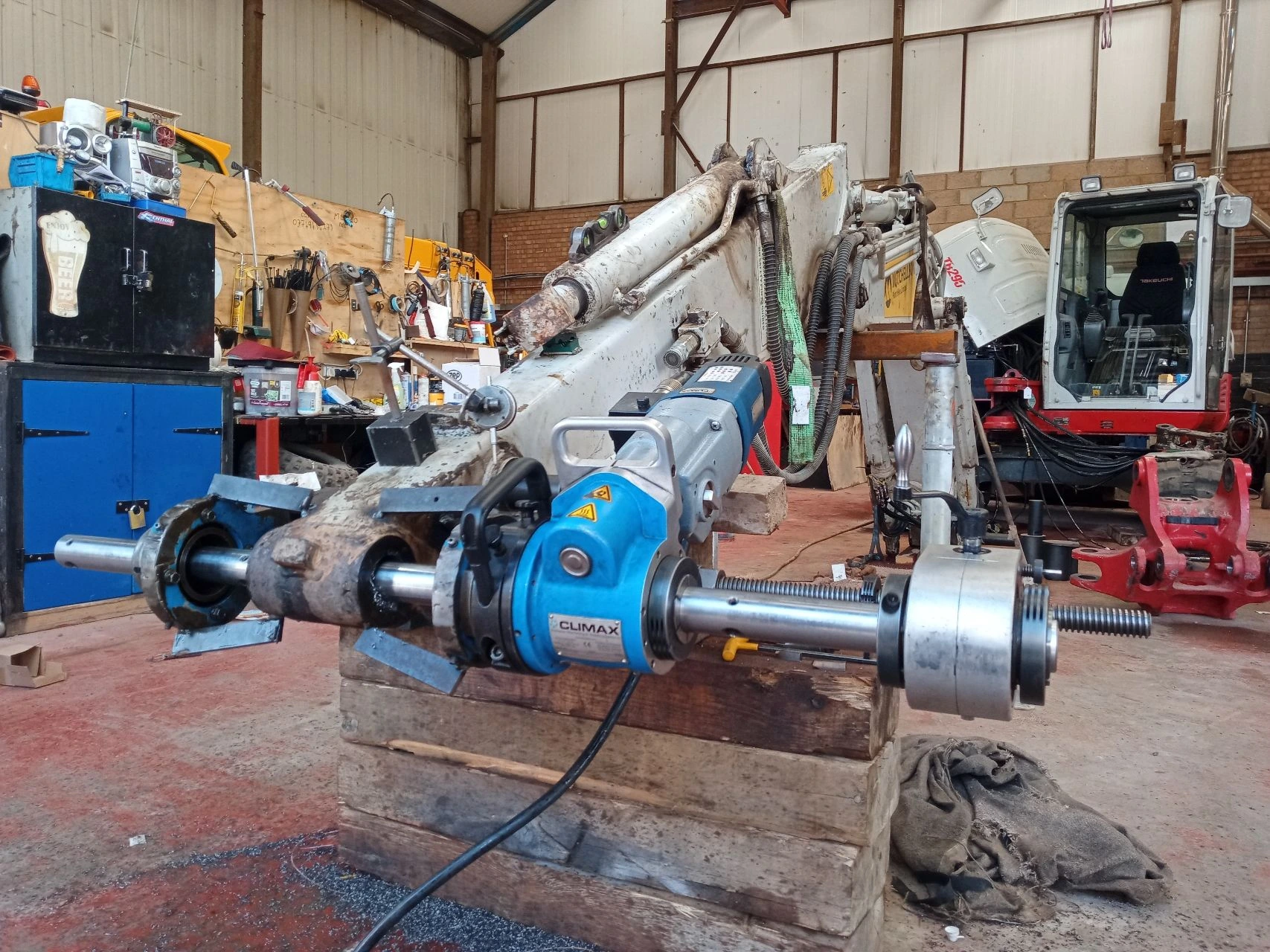 Wytaczarka mobilna Climax